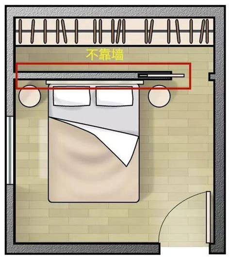 床頭無法靠牆化解